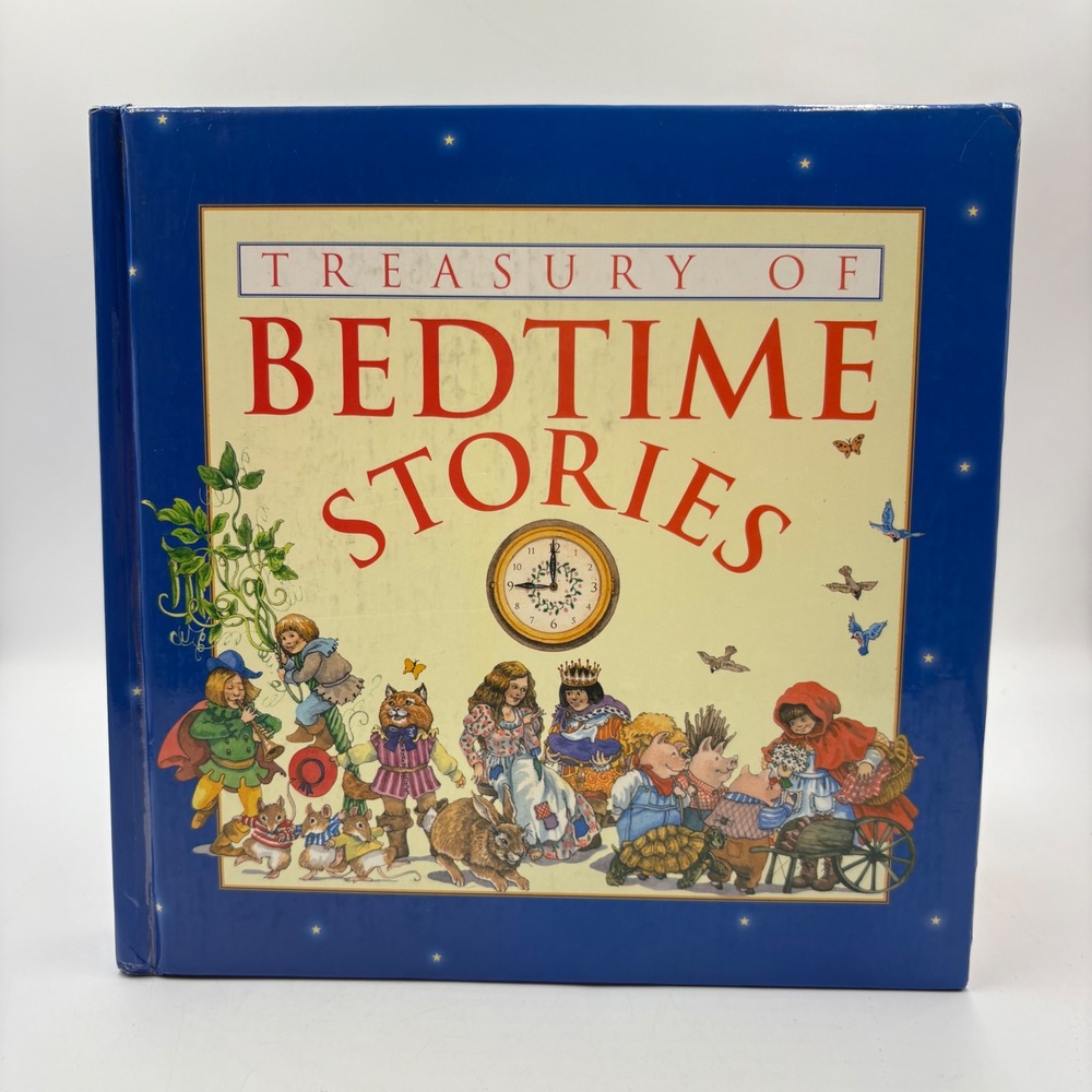 Publications International Treasury of Bedtime Stories Kids Good Gilt Edge